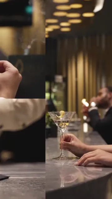Frame from a casino campaign clip