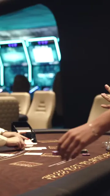 Frame from a casino campaign clip